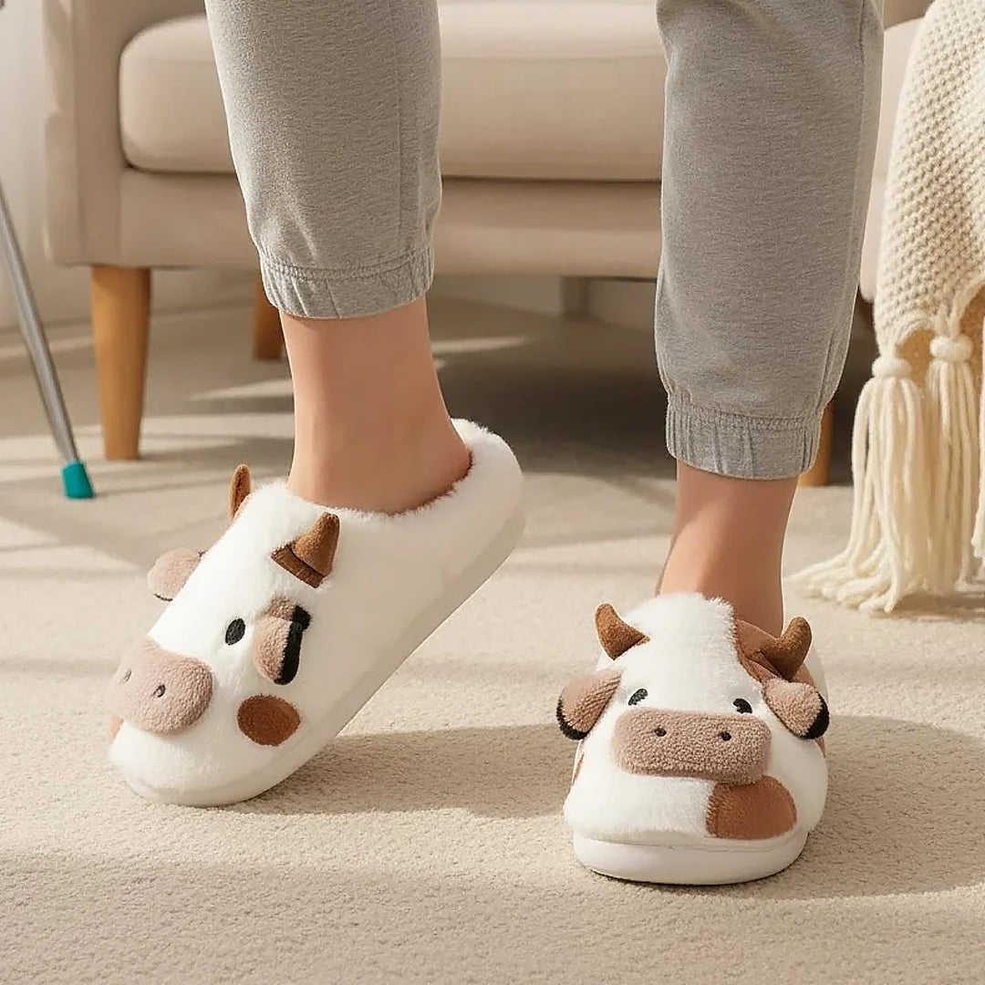 Cosy Plush Mule Slippers