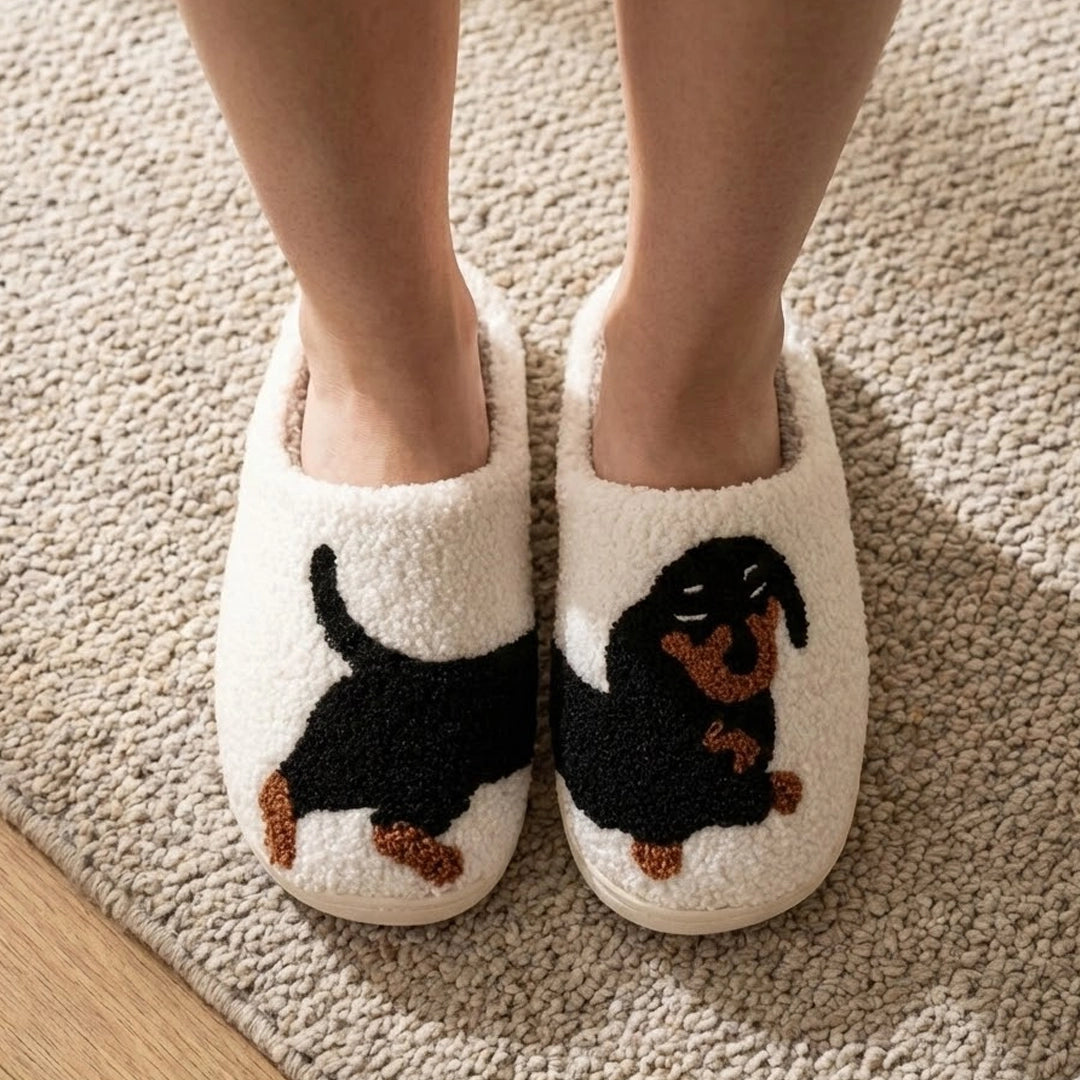Dachshund Cozy Slippers
