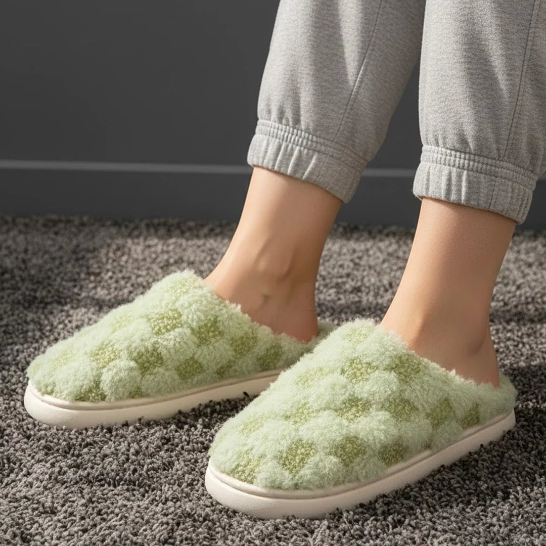 Plush Honeyed Comfort Slippers