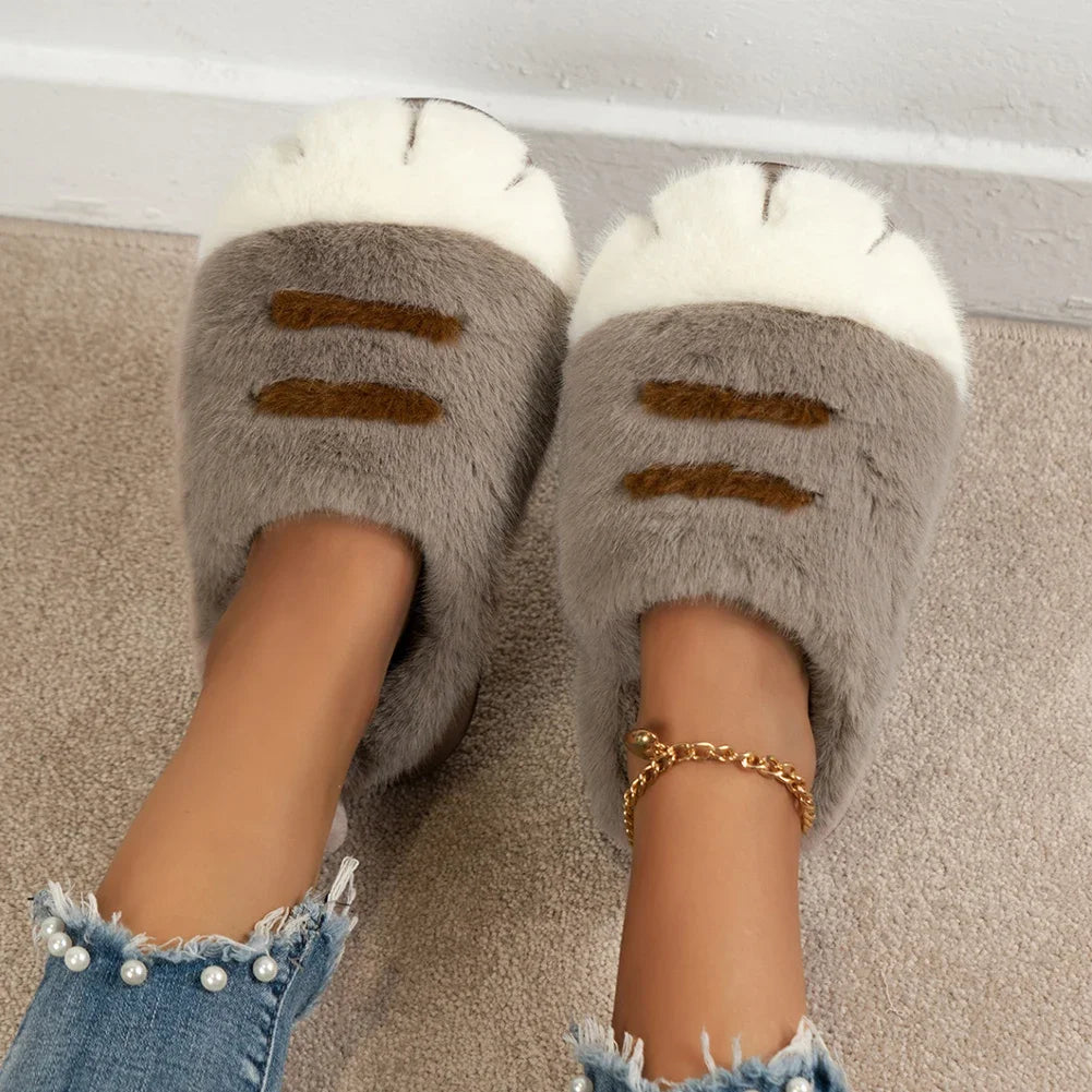 MiaouSoft Plush Cat Slippers